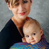 Rainbow Lotus Woven Wrap by LennyLamb - Woven WrapLittle Zen One5907557757362