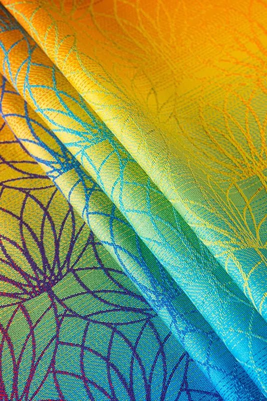 Rainbow Lotus Woven Wrap by LennyLamb - Woven WrapLittle Zen One5907557757362