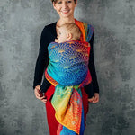 Rainbow Lotus Woven Wrap by LennyLamb - Woven WrapLittle Zen One5907557757362