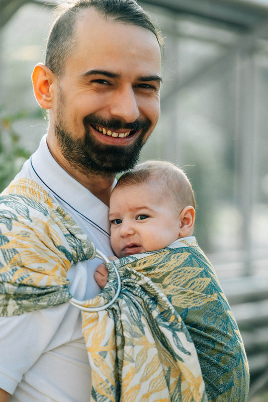 Rainforest Selva Ring Sling by LennyLamb LennyLamb at Little Zen One