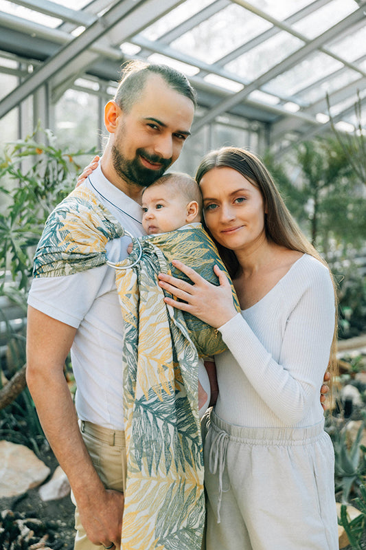 Rainforest Selva Ring Sling by LennyLamb LennyLamb at Little Zen One