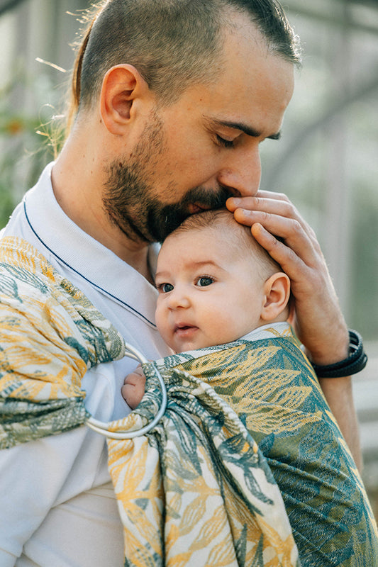 Rainforest Selva Ring Sling by LennyLamb LennyLamb at Little Zen One