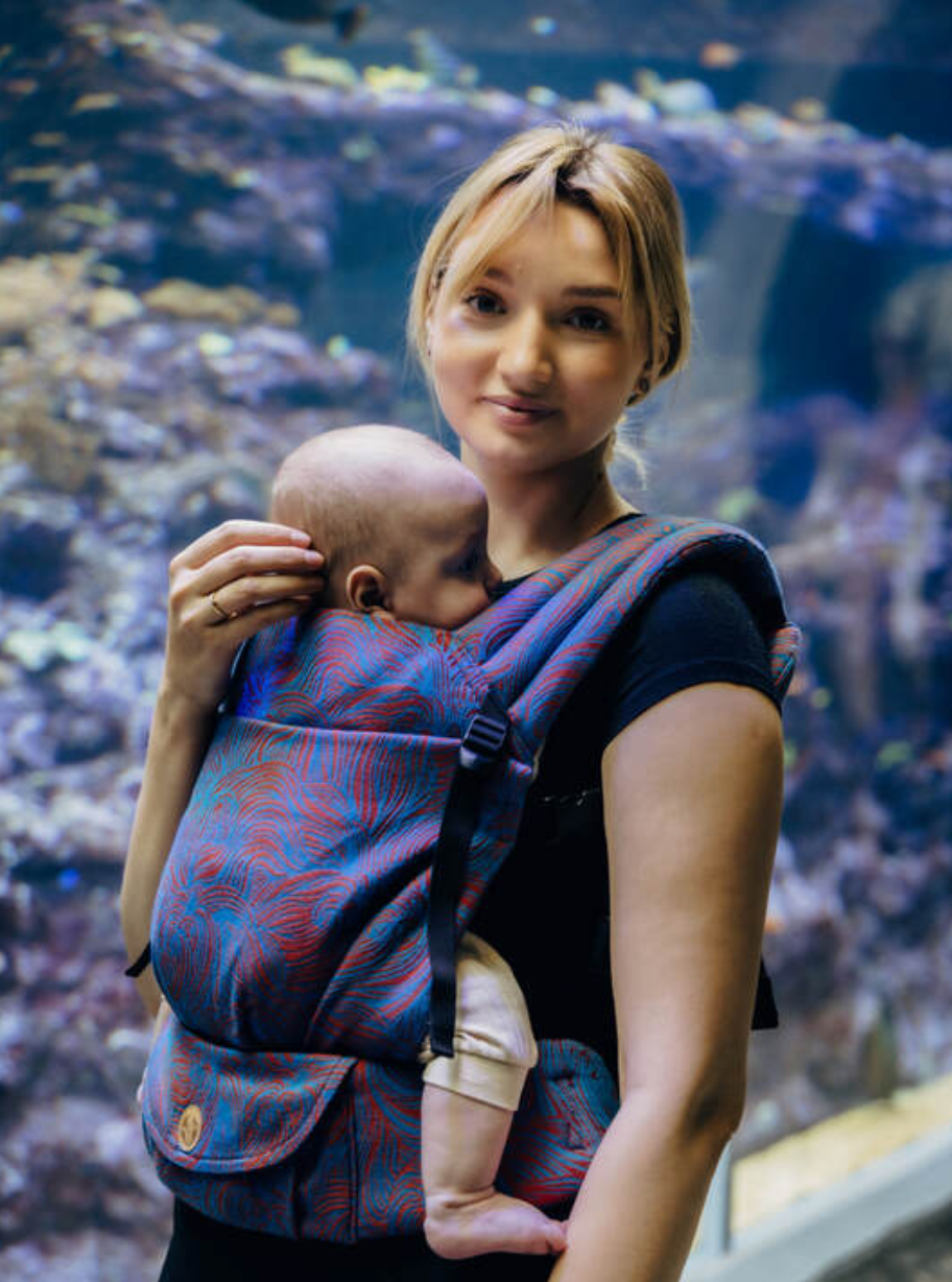 Rapunzel Swirl LennyLight Baby Carrier by LennyLamb LennyLamb at Little Zen One