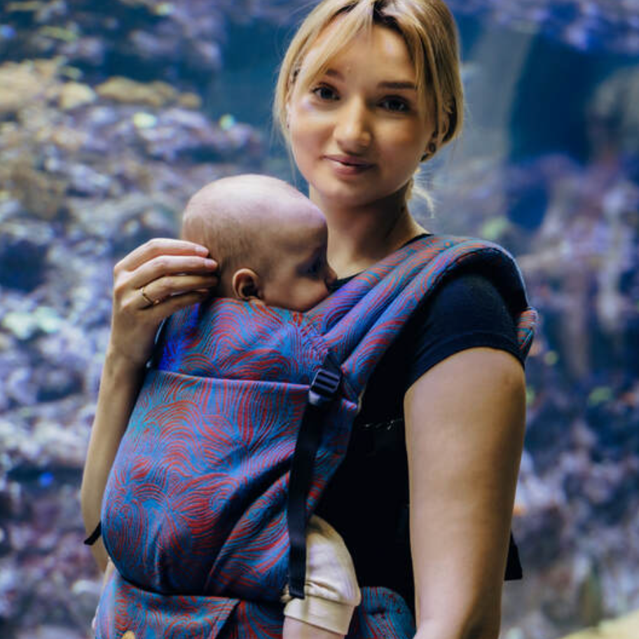 Rapunzel Swirl LennyLight Baby Carrier by LennyLamb LennyLamb at Little Zen One