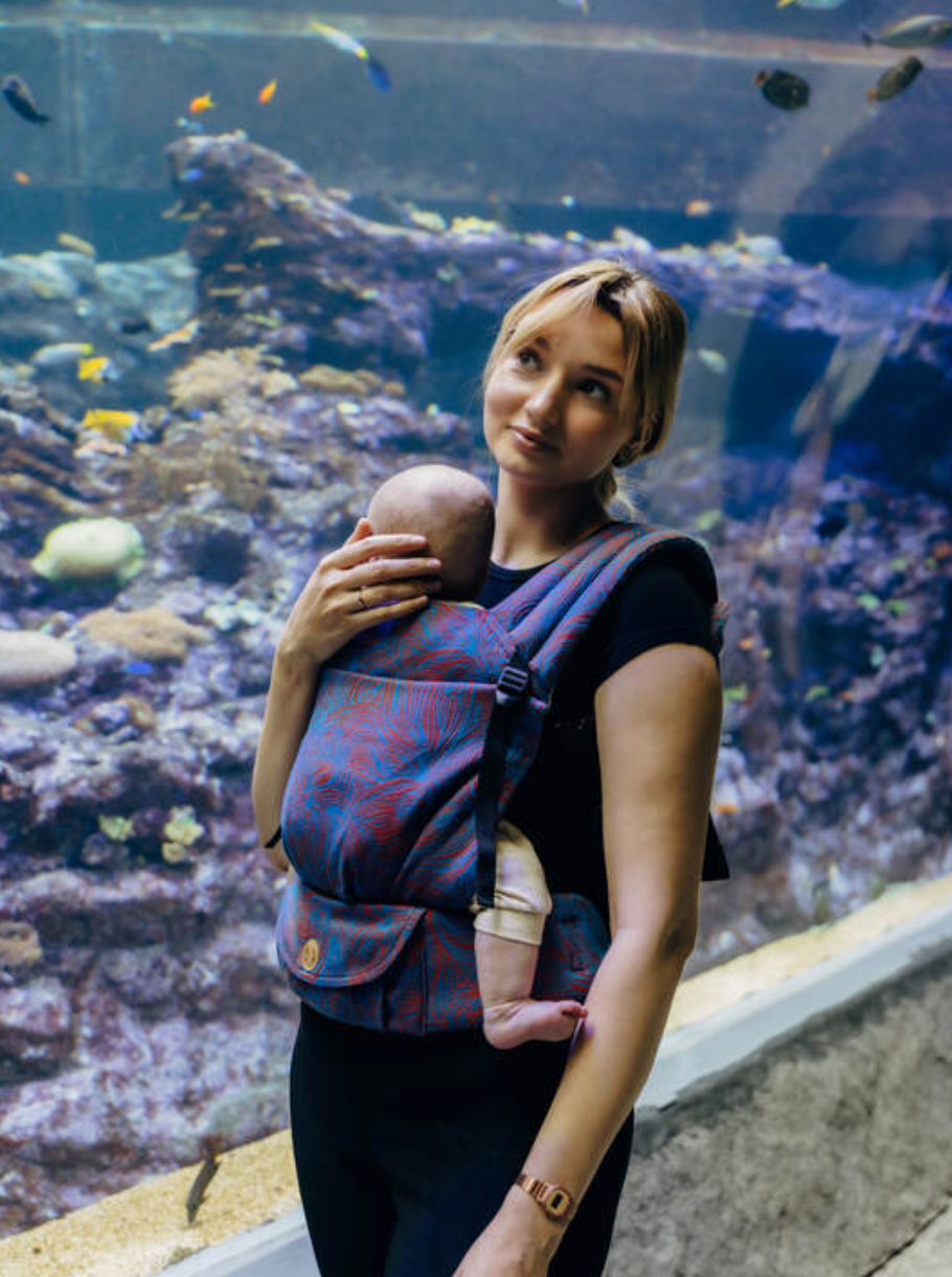 Rapunzel Swirl LennyLight Baby Carrier by LennyLamb LennyLamb at Little Zen One