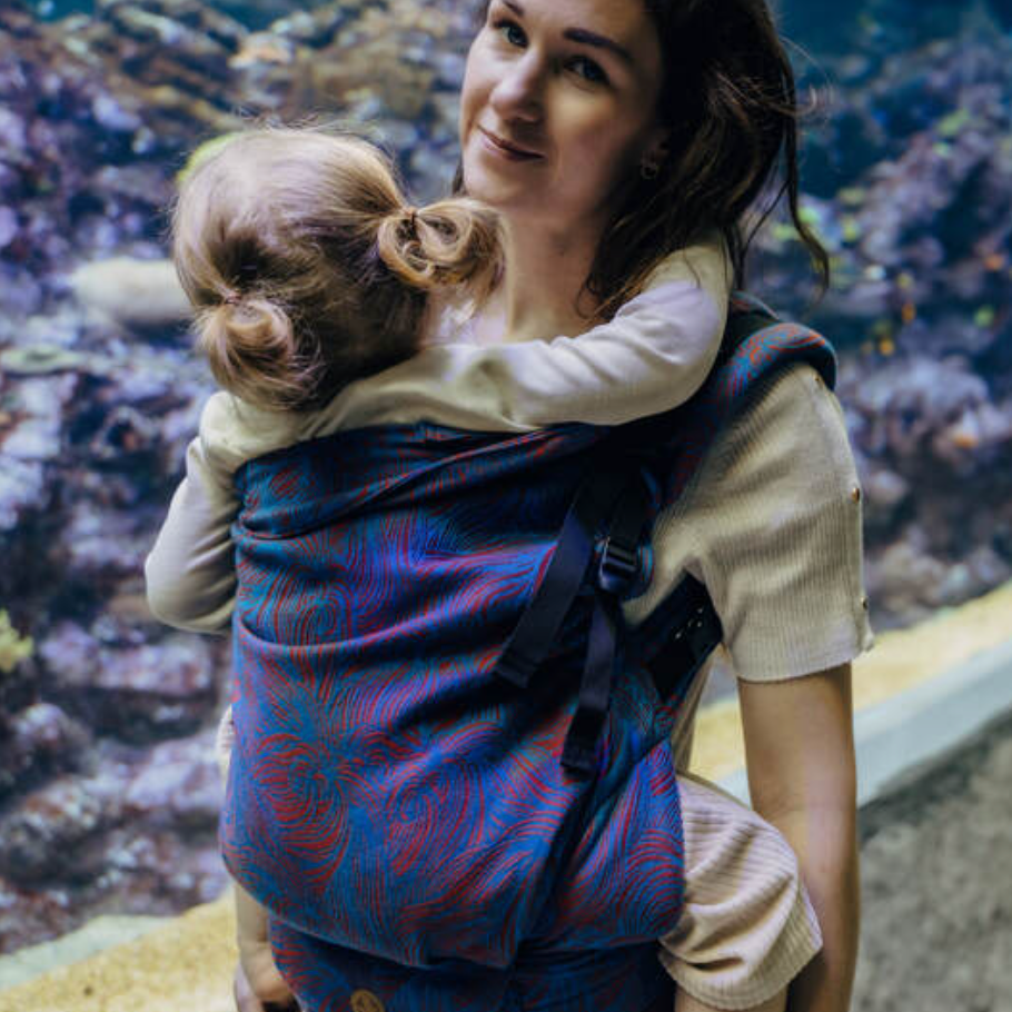 Rapunzel Swirl LennyPreschool Carrier by LennyLamb LennyLamb at Little Zen One