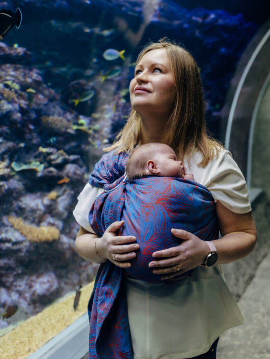 Rapunzel Swirl Ring Sling by LennyLamb LennyLamb at Little Zen One