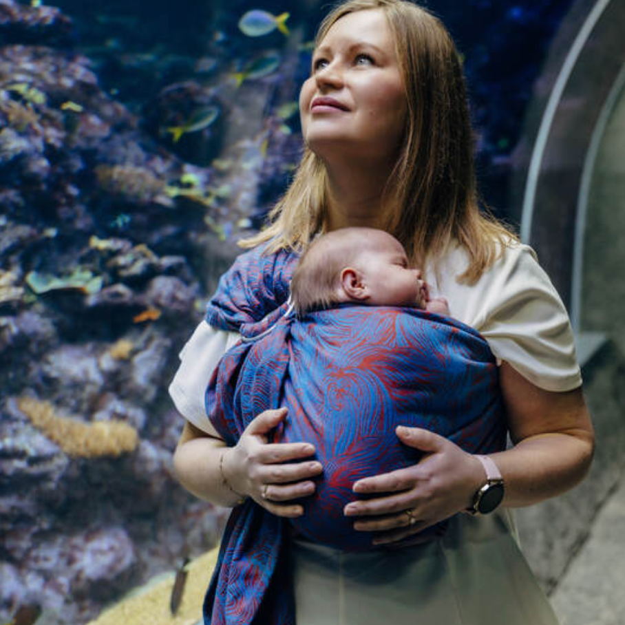 Rapunzel Swirl Ring Sling by LennyLamb LennyLamb at Little Zen One