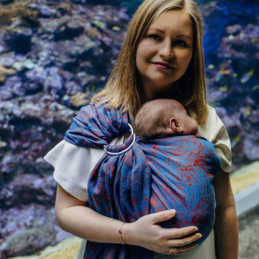 Rapunzel Swirl Ring Sling by LennyLamb LennyLamb at Little Zen One