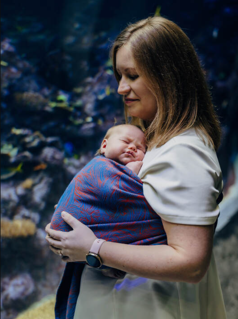 Rapunzel Swirl Ring Sling by LennyLamb LennyLamb at Little Zen One