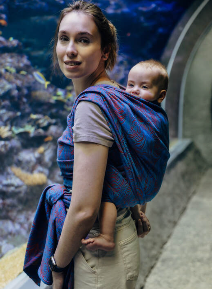 Rapunzel Swirl Woven Wrap by LennyLamb LennyLamb at Little Zen One