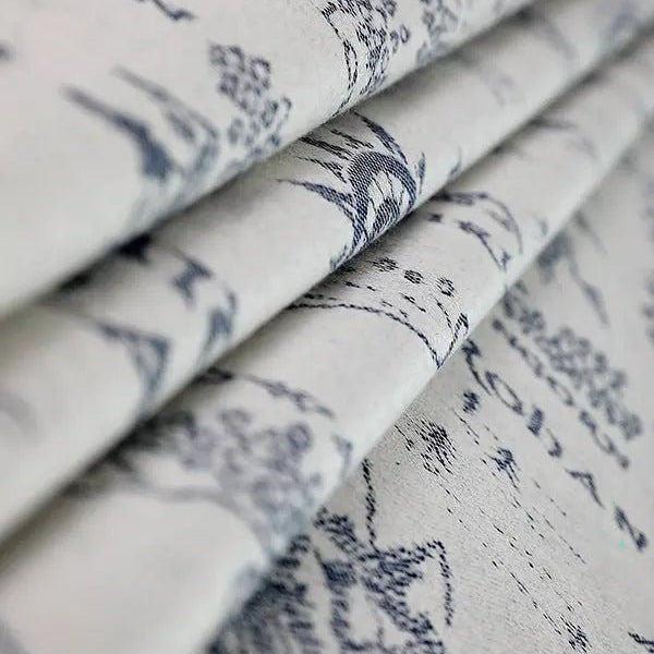 Realm of Middle Earth Ink Fabric Piece by Oscha Fabric