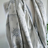 Realm of Middle Earth Ink Infinity Loop Scarf