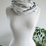 Realm of Middle Earth Ink Infinity Loop Scarf