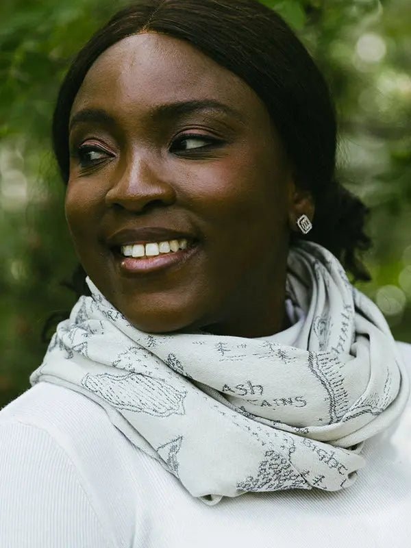 Realm of Middle Earth Ink Infinity Loop Scarf by Oscha - Baby Carrier AccessoriesLittle Zen One1111146628