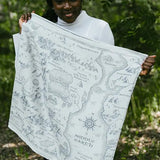 Realm of Middle Earth Ink Infinity Loop Scarf by Oscha - Baby Carrier AccessoriesLittle Zen One1111146628