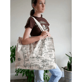 Realm of Middle Earth Large Eco Tote Bag by Oscha Bags