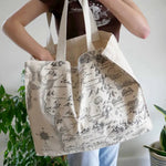Realm of Middle Earth Large Eco Tote Bag by Oscha Bags