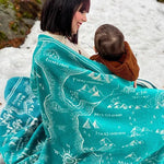 Realm of Middle Earth Moonlit Brushed Cotton Throw by Oscha Home Hobby