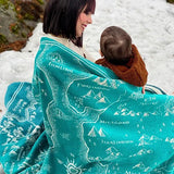 Realm of Middle Earth Moonlit Brushed Cotton Throw by Oscha Home Hobby