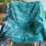 Realm of Middle Earth Moonlit Brushed Cotton Throw by Oscha Home Hobby