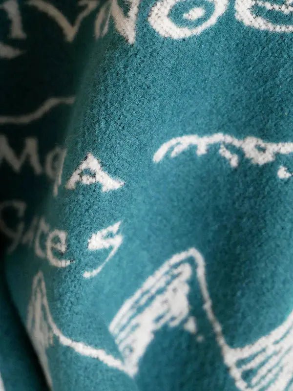 Realm of Middle Earth Moonlit Brushed Cotton Throw by Oscha Home Hobby