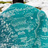 Realm of Middle - earth Moonlit Brushed Cotton Throw by Oscha - Home & HobbyLittle Zen One111117430