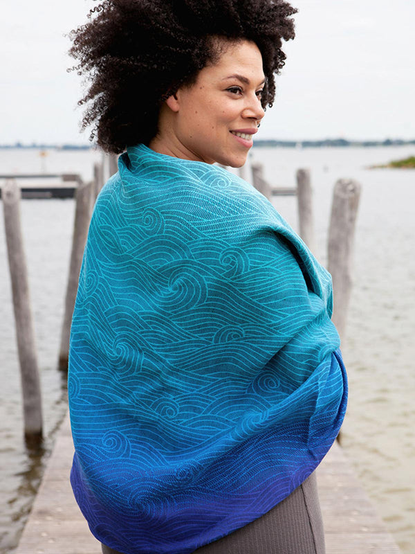 Rei Harbour Shawl by Oscha Oscha at Little Zen One