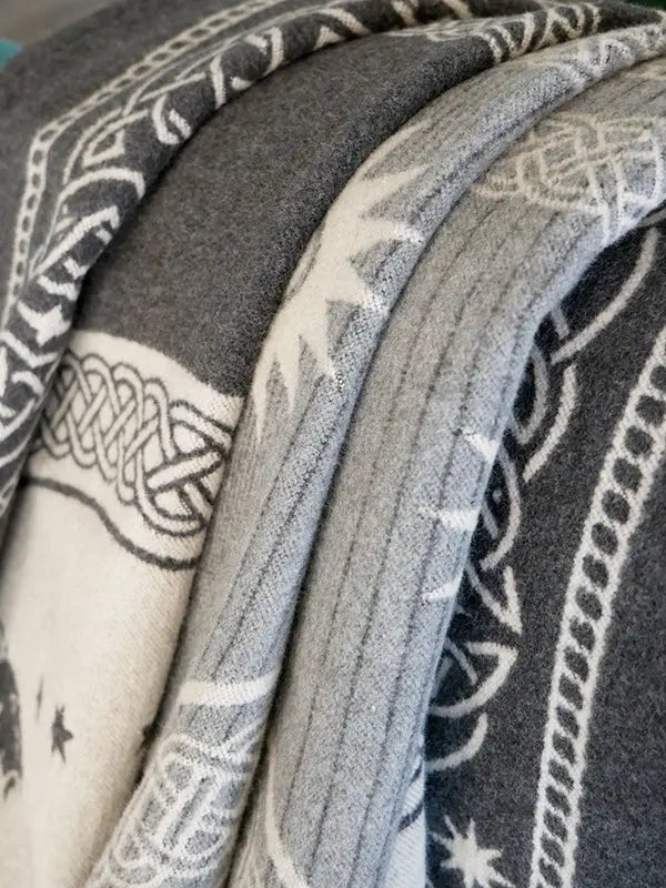 Rohan Cavalry Brushed Cotton Throw by Oscha Home Hobby