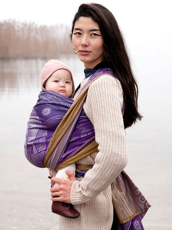 Rohan™ Crown Woven Wrap by Oscha Oscha at Little Zen One