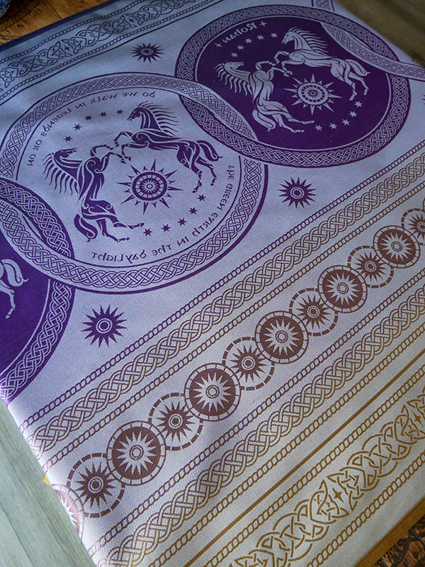 Rohan™ Crown Woven Wrap by Oscha Oscha at Little Zen One