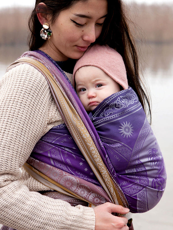 Rohan™ Crown Woven Wrap by Oscha Oscha at Little Zen One