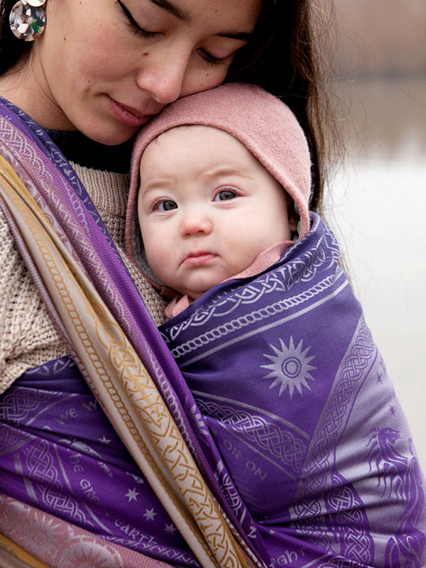 Rohan™ Crown Woven Wrap by Oscha Oscha at Little Zen One