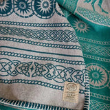 Rohan Entwash Brushed Cotton Throw by Oscha Home Hobby
