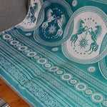 Rohan Entwash Brushed Cotton Throw by Oscha Home Hobby