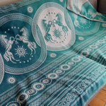 Rohan Entwash Brushed Cotton Throw by Oscha Home Hobby