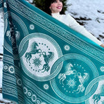 Rohan Entwash Brushed Cotton Throw by Oscha Home Hobby