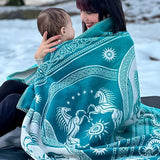 Rohan Entwash Brushed Cotton Throw by Oscha - Home & HobbyLittle Zen One111115397