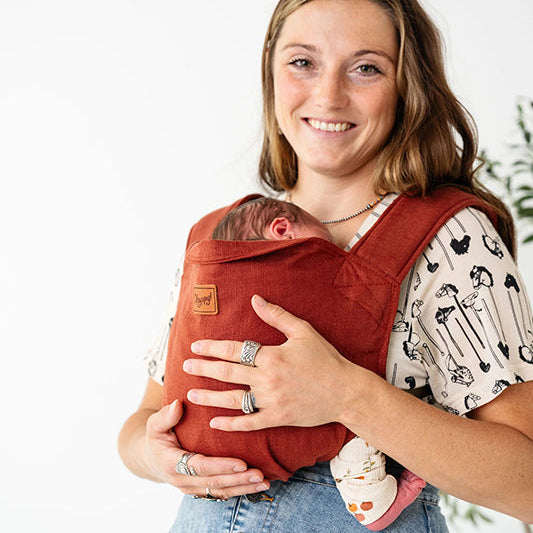 Rust Versa Baby Carrier by Happy Baby - Buckle CarrierLittle Zen One