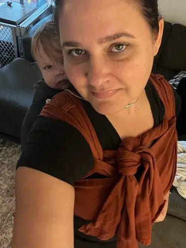 Rusty Red Toddler DidyKlick 4u Half Buckle by Didymos - Half Buckle CarrierLittle Zen One4048554400620