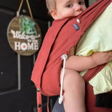 Rusty Red Toddler DidyKlick 4u Half Buckle by Didymos - Half Buckle CarrierLittle Zen One4048554400620