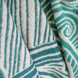 Sea Salt Moonlit Brushed Cotton Throw by Oscha Home Hobby