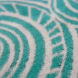 Sea Salt Moonlit Brushed Cotton Throw by Oscha Home Hobby
