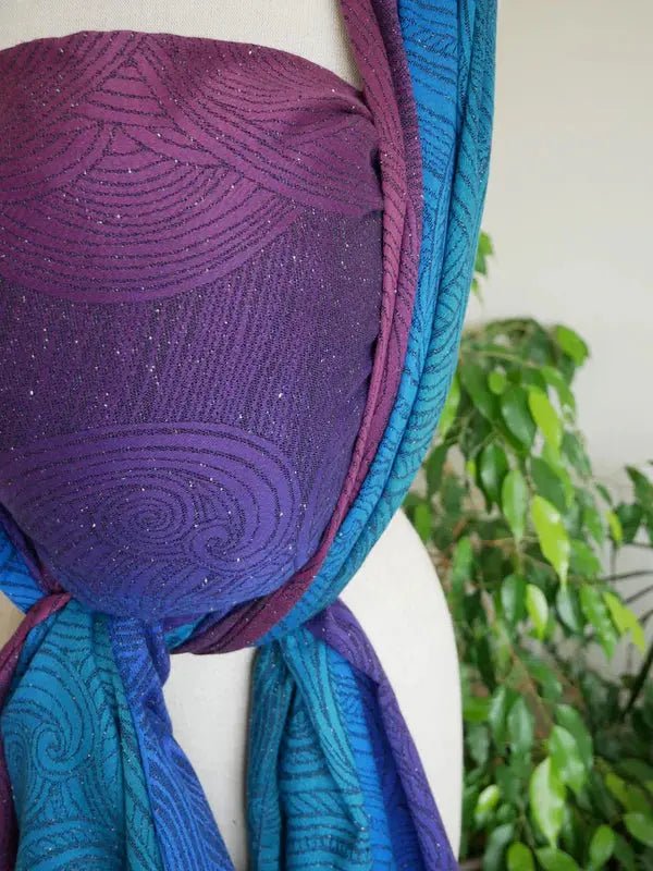 Sea Salt On Stream or Stone Woven Wrap by Oscha - Woven WrapLittle Zen One92013648