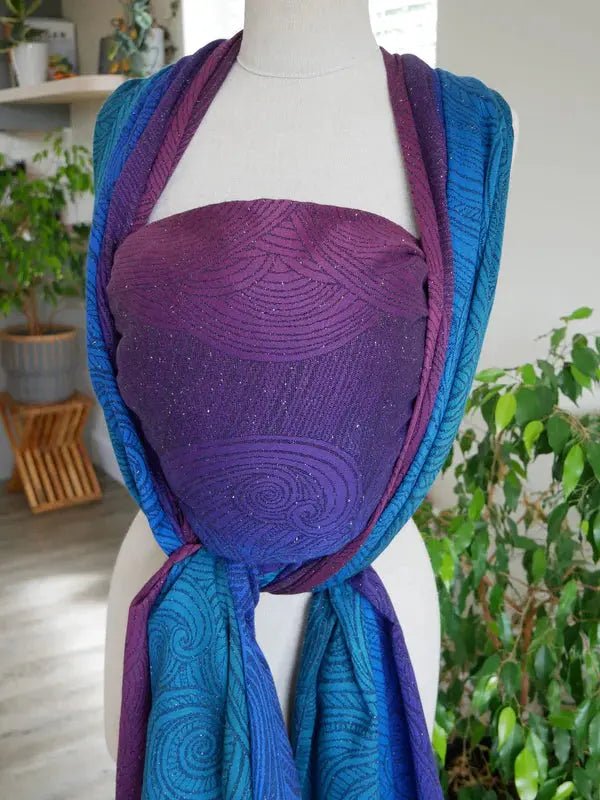 Sea Salt On Stream or Stone Woven Wrap by Oscha - Woven WrapLittle Zen One92013648