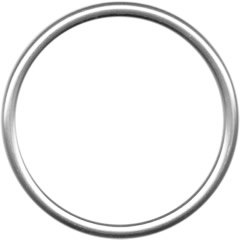 Shiny Silver Sling Rings