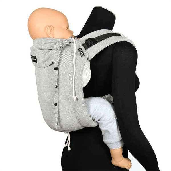 Silver DidyGo Onbuhimo by Didymos - Little Zen One