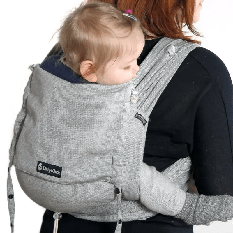 Silver DidyKlick 4u Half Buckle by Didymos - Half Buckle CarrierLittle Zen One4048554841645