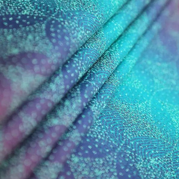 Starry Night Brew Fabric Piece by Oscha Fabric