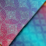Starry Night Brew Fabric Piece by Oscha Fabric